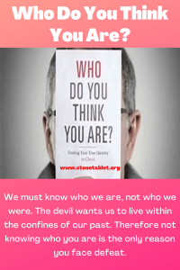 Find out who you are in Christ